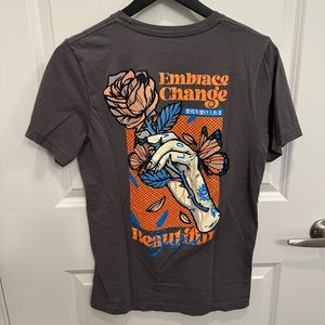 Beautiful Bastards Graphic Tee Embrace Change Floral